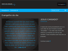 Tablet Screenshot of diretodocoracao.com